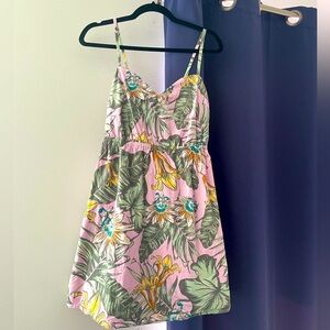 Light Pink Tropical Dress